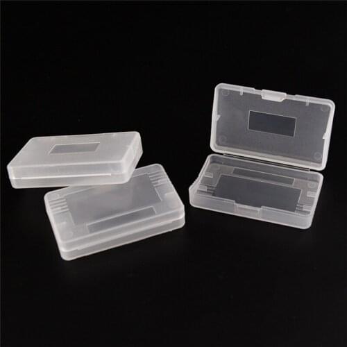 Hard Clear Game Cartridge Case Plastic Cases Dustproof Cover Card Case Box For NS GBA SP GBP 65x40x8mm
