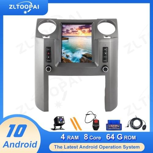 ZLTOOPAI 10.4" Android 10 For Land Rover Discovery 3 LR3 L319 2004-2009 Multimedia GPS Navigation Head Unit Radio Stereo 9853