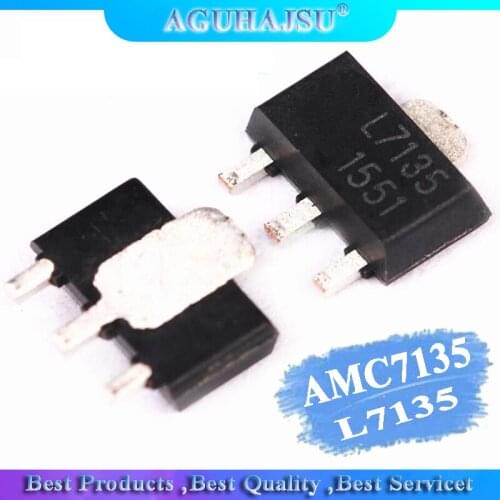 10pcs AMC7135PKFT SOT89 AMC7135 MEL7135 SOT new and original