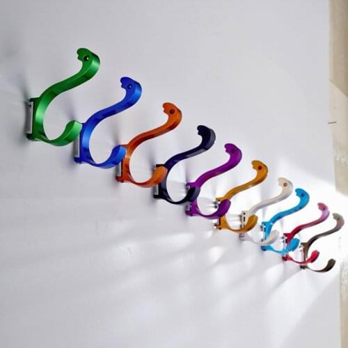 300pcs/lot Modern Aluminum alloy Hooks Kitchen Door Rear Coat Wall Hooks For Clothes Bathroom Hardware Accessories