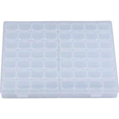 56 Grid Diamond Embroidery Painting Tools Plastic Jewelry Bead Drill Storage Box