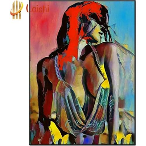 5D DIY Abstract graffiti body art full circle square diamond painting Mosaic cross stitch Mosaic home decoration wall paste