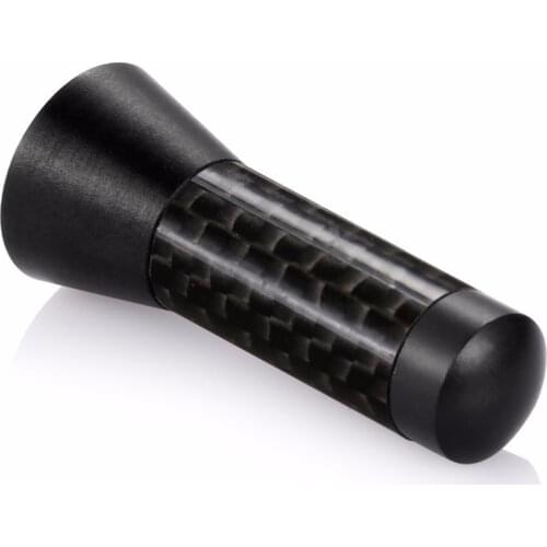 Car Styling Roof AntennaEAFC 3.5cm Enhanced Signal Carbon Fiber Screw Metal Short Stubby Mast Antenna For Benz Mazda Honda