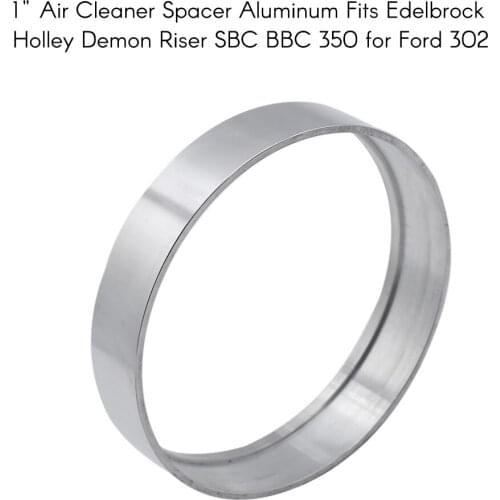 Car Accessories 1/4" --2" Air Cleaner Spacer Aluminum Fits for Edelbrock Holley Demon Riser SBC