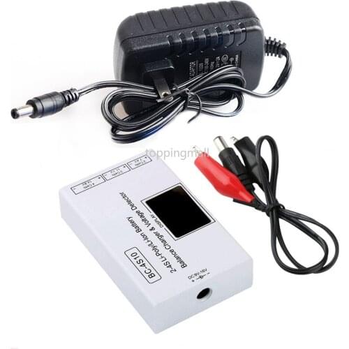BC-4S10 2-4S Li-poly/ LI-lon Battery Balance Charger Voltage Detector Led Screen 9V-16V DC for RC DIY FPV Parts