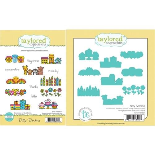 CH 2021New Arrival BITTY BORDERS Metal Cutting Dies 3D DIY Scrapbooking Carbon Sharp Craft Die Photo Invitation Cards Decoration