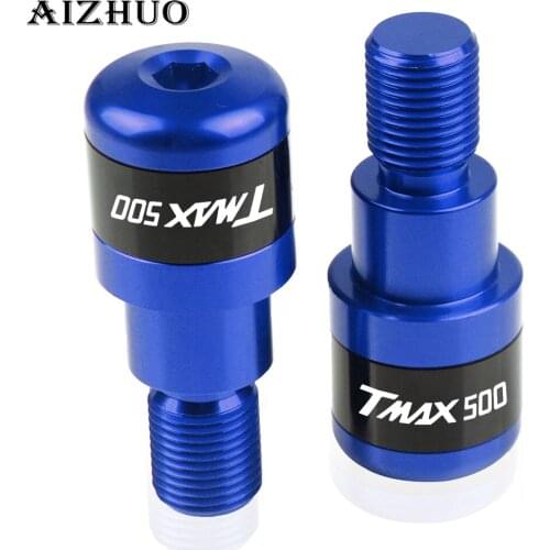 CNC Motorcycle Accessories Handlebar Handle Grips End Hand Bar End Cap For YAMAHA TMAX500 T MAX T-MAX 500 2001-2017 2016 2015