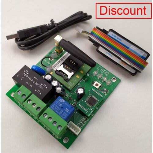 Dial2Open (GSM-KEY-AC mini version) GSM Remote control for garage door opener and gate opener