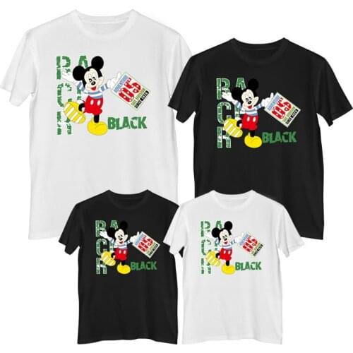 Disney Mickey Mouse T-shirt Summer Comfortable 100% cotton Fashion clothes for teens shirts for men childrens clothing boys Top