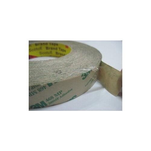15mm*55M, 0.13mm Thick, Double Sided Adhesive Tape, for PCB, LCD Display, Control Panel, Metal, Rubber Bonding, 3M 468MP 200MP
