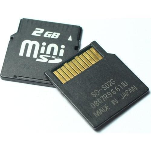 20pcs a lot 2GB 1GB 512MB 64M miniSD card 1G Memory Card Phone card 1.0GB Mini SD
