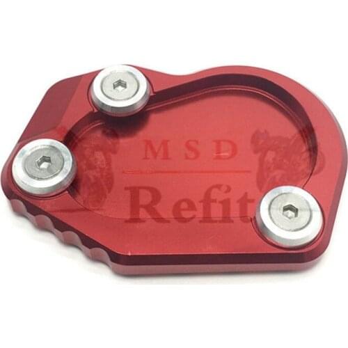 Motorcycl CNC Side Stand Kickstand Kick Stank Extension Foot Plate Pad For BMW R1200 R NINE T 2014 2015 2016