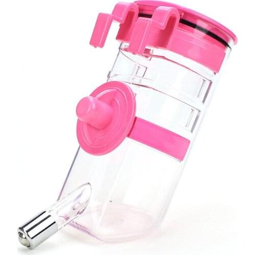 Dog cage hanging pet waterer Ball type dog waterer 350ml pet water bottle supplies