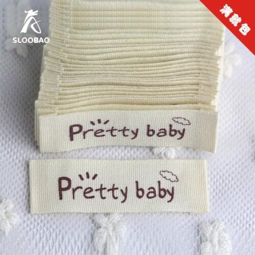 Garment Accessorie Cotton Clothing Labels Customized printed Labels Tags Label Fabric Labels for Clothes