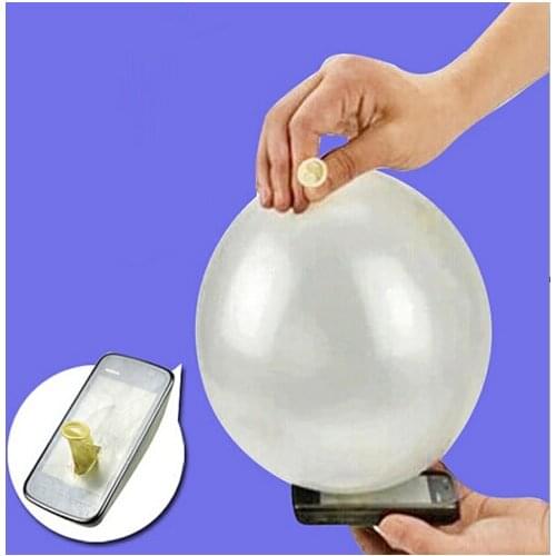Phone into the balloon through Magic Tricks Comedy Close Up Magia Mentalism Illusion Gimmick Props Appear Vanish Magica
