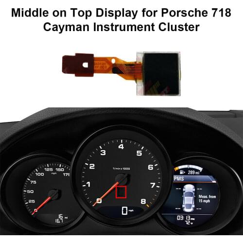 Middle on Top Display for Porsche Cayenne Panamera Macan Cayman Boxster Cluster
