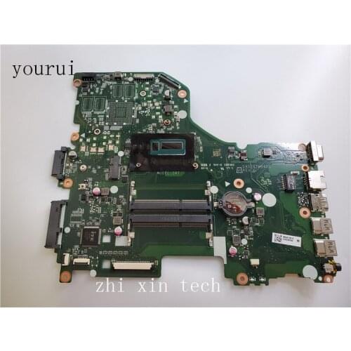 Yourui For Acer aspire E5-573 E5-573G Laptopmotherboard DA0ZRTMB6D0 NBC48110015 mainboard with i3-5005u CPU Test work perfect