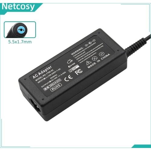 19V 3.42A 65W 5.5x1.7mm AC Adapter Charger Replacement For Acer Aspire 5315 5630 5735 5920 5535 5738 6920 7520 Power supply