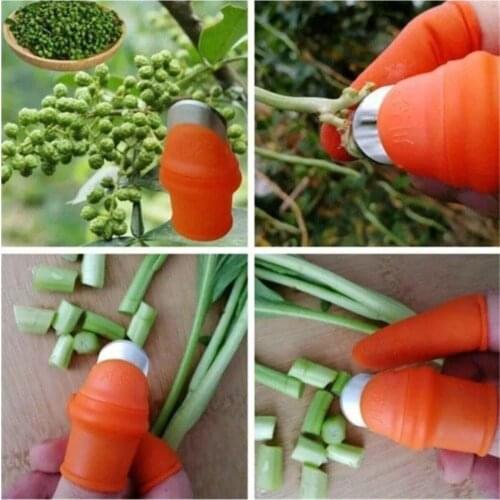 1 suit Silicone Head Finger Peeler Debugger Cutting Gloves Practical Finger To Rob Cutting Glove Fruit Vegetable Kitchen supplies