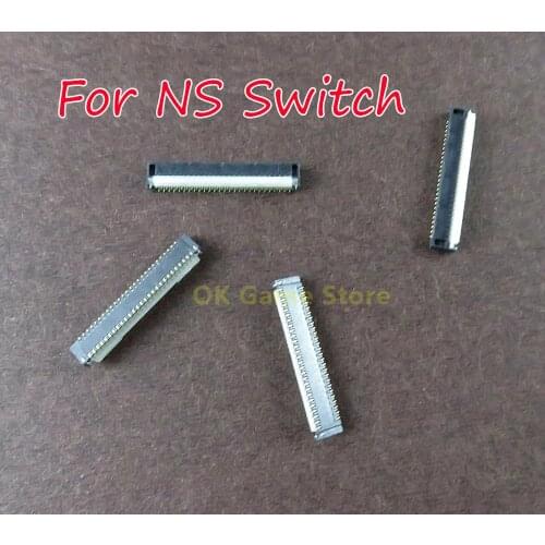 1pc/lot Original used For NS SWITCH Console Lcd Display Screen Flex Cable Clip Connector Socket Replacement For Nintendo Switch