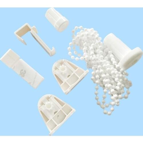 17mm Roller Blind Bead Chain Clutch Control Ends Bracket Set for Vertical Roller Blinds Shutter Curtain Shade Window Treatments