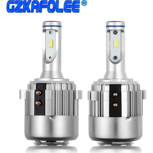 GZKAFOLEE 2x Low beam H7 LED 8000LM Car Headlight Bulbs with Adapter for VW Golf MK6 MK7 Passat Colf R GTI Mercedes Benz Metris