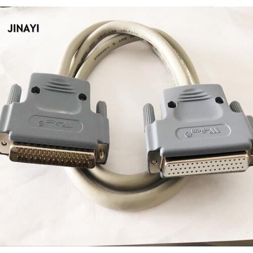 2PCS DB50 50 Pin HDB50 three rows Male To Female M/M F/F Adapter Cable Connector 1m