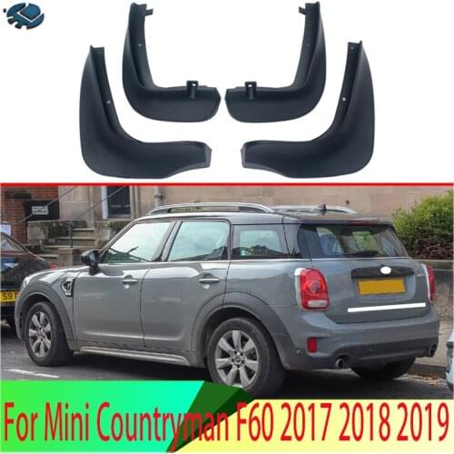 For Mini Countryman F60 2017 2018 2019 4PCS Mud Flaps Splash Guards Fender Mudguard Kit Mud Flap Splash Guards Mudguard