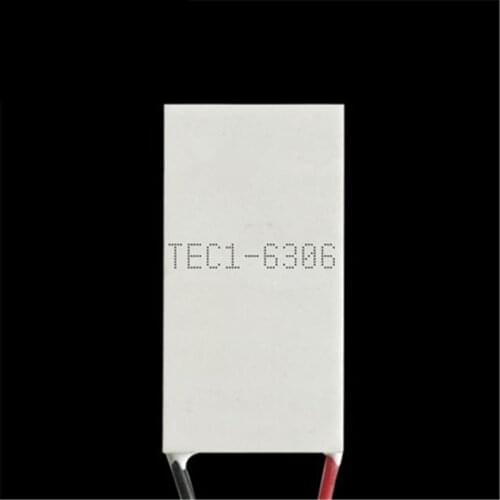 40x20x3.8mm 6A 7.6V 45.6W TEC1-6306 Thermoelectric Cooler Peltier Heatsink