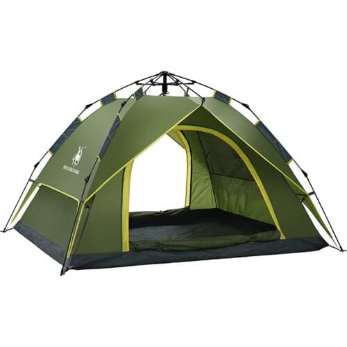 Automatic Tent 3-4 Person Camping Travel Tent Easy Instant Setup Protable Backpacking Camping Tent Shelter