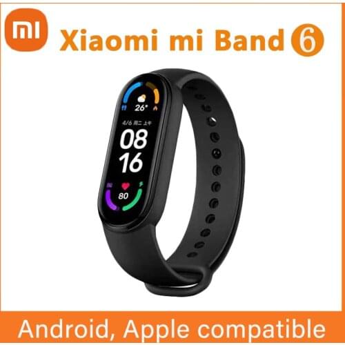 Xiaomi Bracelet 6 1.56 inch color screen Bluetooth, waterproof sports smart bracelet, heart rate monitor, sleep monitoring