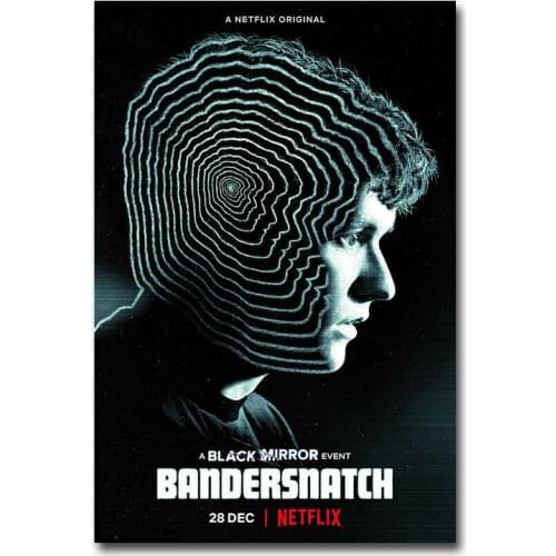 Black Mirror Bandersnatch TV Serie Wall Sticker Silk Poster Art Light Canvas Home Decoration