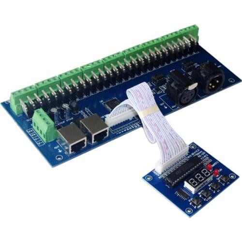 Digital display 27CH led DMX512 decoder DC12V-24V 27 channel 9 groups 27A max DMX decoder DMX512 XRL 3P led controller