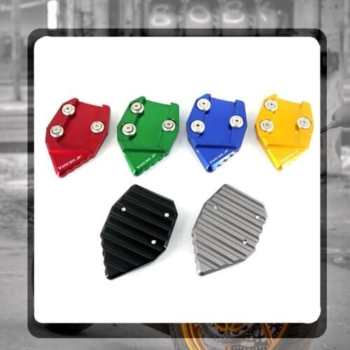 For KAWASAKI Vulcan S 650 VN650 2015 2016 2017 2018 Motorcycle Kickstand Foot Side Stand Extension Pad Support Plate Enlarge