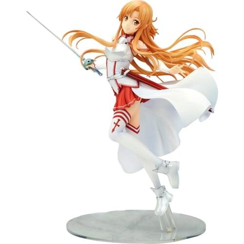 Sword Art Ordinal Scale Online Anime Model Yuuki Asuna Action Figure 23CM PVC statue Collectible Toy