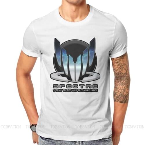 Mass Effect Commander Shepard Asari Game TShirt for Men Spectre Basic Summer Sweatshirts T Shirt High Quality New Design Fluffy