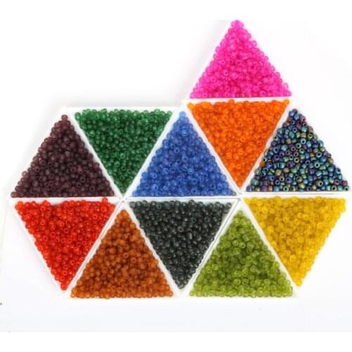 Hot Sale Approx 1000Pcs Charm Frosted Glass Loose Specar Seed Beads Pick For Jewelry Making Bracelet DIY Size 3mm