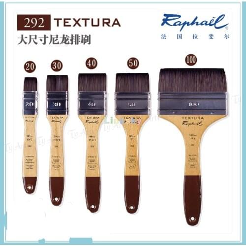 Pennello Raphael 292 Textura Piatto Oil Painting Brush,soft Nylon,Retain Their Original Shape When In Use; Easy To Clean