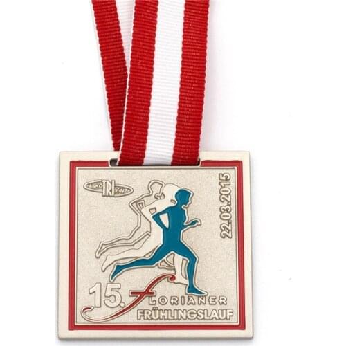 Medals custom running sports medals with ribbons cheap sports gold medal custom