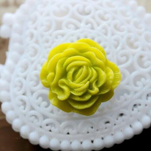 Min.mix order Mixed colors Resin Flower Beads Cabochon DIY For Jewelry Decoration(CAB-BX )