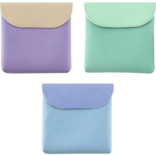 Fashion Womens Small Cosmetic Bag Travel Mini Sanitary Napkin Storage Bag Coin Money Card Lipstick Storage Bag Wallet Bag