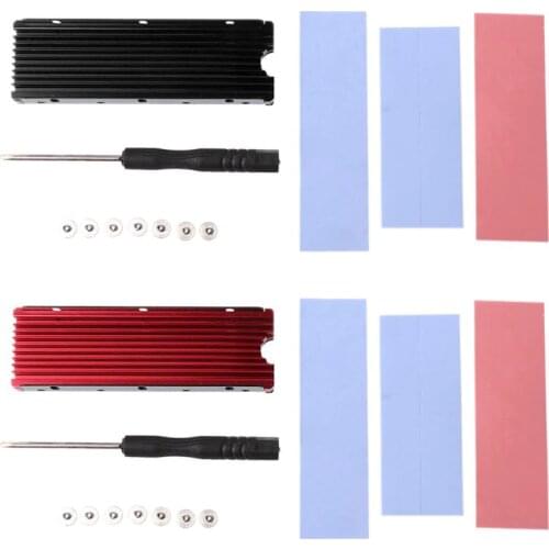 NEW Dustproof NVME NGFF M.2 Heatsink Heat Dissipation Radiator Cooling Metal Sheet Thermal Pad For M.2 NGFF 2280 PCI-E NVME SSD