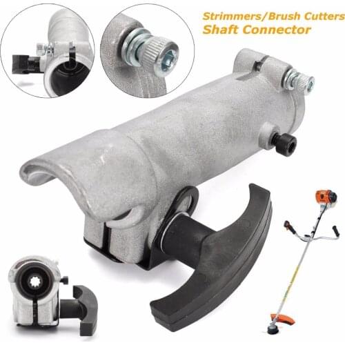 New Shaft Connector Joining Clamp 26mm 9 Spline For Various Trimmer Brush Cutter