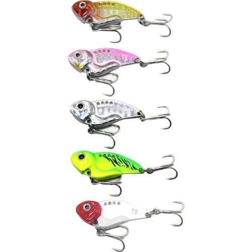 Blue Pink Silver 7/10/12/14g 3D Eyes Metal Vib Blade Lure Sinking Vibration Baits Artificial Vibe for Bass Pike Perch Fishing