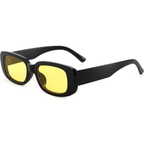 Vintage Small Sunglasses for Men Women Retro Brand Designer Rectangle Sun Glasses Gradient Shades Classic Sunglass UV400