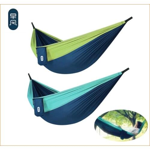 Zaofeng Outdoor Hammock Parachute Cloth 300kg load-bearing Garden Leisure Sleeping Hamaca Travel camping Hanging Bed from Youpin