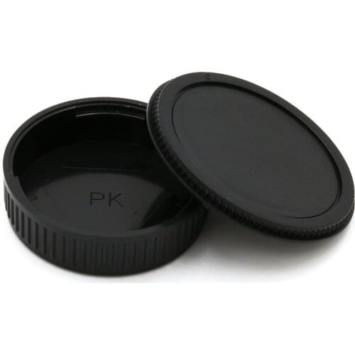Rear Lens Cap + Cover Body Cap For Pentax DSLR SLR Lens Camera PK