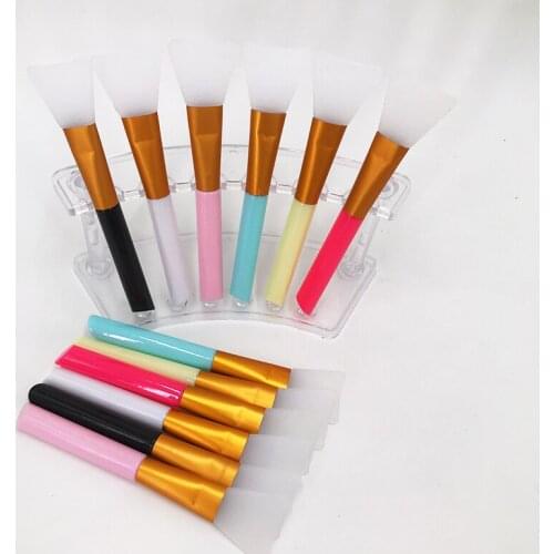 Wholesale 20PCS Professional Makeup Brushes Face Mask Brush Silicone Gel DIY Cosmetic Beauty Tools