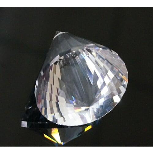 40mm Crystal Faceted Lamp Prism Circular Cone Pendulum Glass Art Suncatcher Pendant 3D Arrow Point Hanging Ornament Chandelier