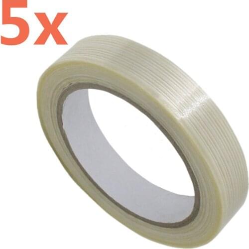 5Pieces Tamiya Glass Tape Battery Repair Adhesive Tape Battery Explosion-Proof with 18mm X 20m 54328 OP-1328 Genuine Product